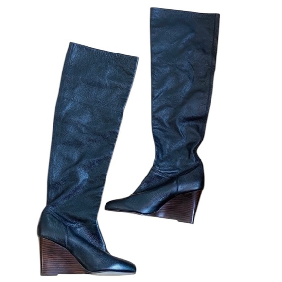 Steven by Steve Madden knee high leather boots - Picture 1 of 9